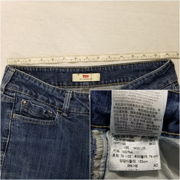 Levi's 526 Slender Boot 30x30 - Picture 7 of 8